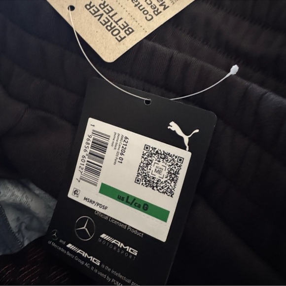 PUMA • AMG Mercedes SDS Camo Jogger Black Pants Sweatpants - Picture 8 of 8